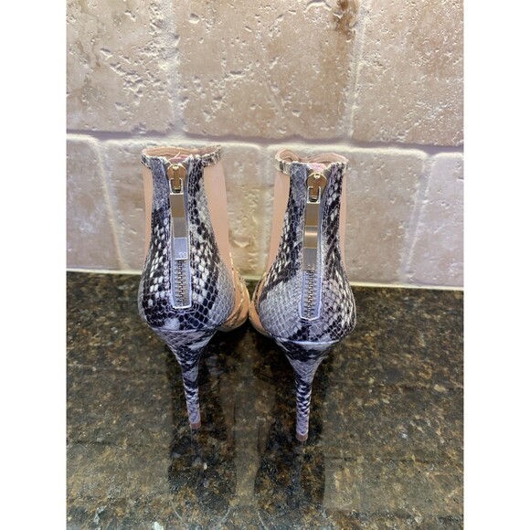 Ted Baker London Taminaa Caged Mesh Snake Print Detail Sandals Size 7 Like New - Picture 9 of 10